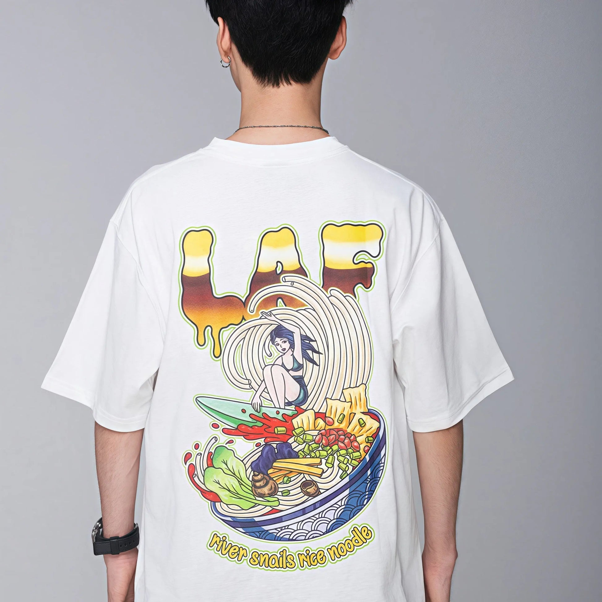 LAF Light Flight 2025 City Limited Series Liuzhou Heavy Cotton Loose Short Sleeve T-shirt LOWALTITUDEFLIGHT